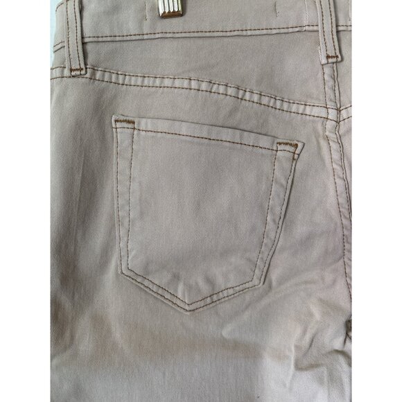 NYDJ Tummy Tuck Jeans Sand Tan Size 14 Stretch Cropped Pants NWT - Picture 8 of 11